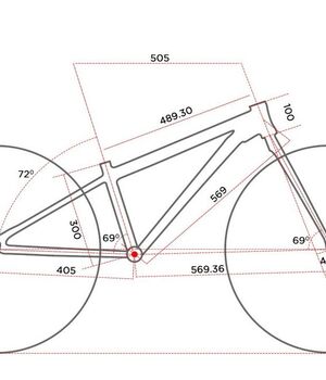 Bicicleta MTB Copii Pegas Drumet 24'' Rosu Alb 2022