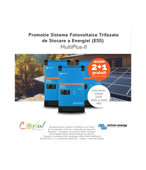 Promoție kit Victron Energy MultiPlus II 48/3000/35-32 bidirectional 3 kW - 2 +1 Gratis