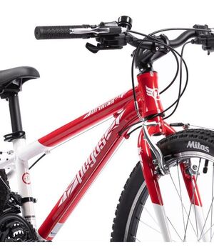 Bicicleta MTB Copii Pegas Drumet 24'' Rosu Alb 2022